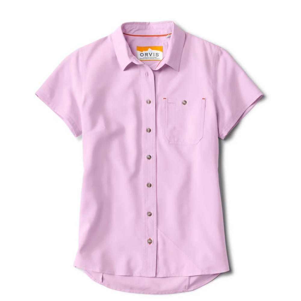 ORVIS Women’s XS Tech Chambray Short-Sleeve Work Shirt